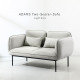 ADAMS Two-Seater-Sofa, Green ADAMS Two-Seater-Sofa, Green